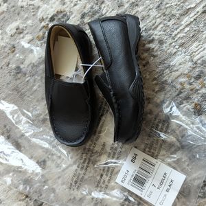 Toddler slip on black dress shoes size 7